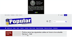 Desktop Screenshot of elpopularnews.com
