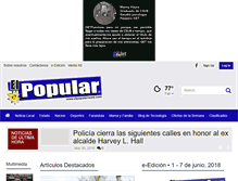 Tablet Screenshot of elpopularnews.com